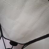 Suspension, vintage wicker rattan shine