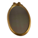 Vintage Gold Oval Mirror in Louis XVI Style – Ribbon & Roses Decor