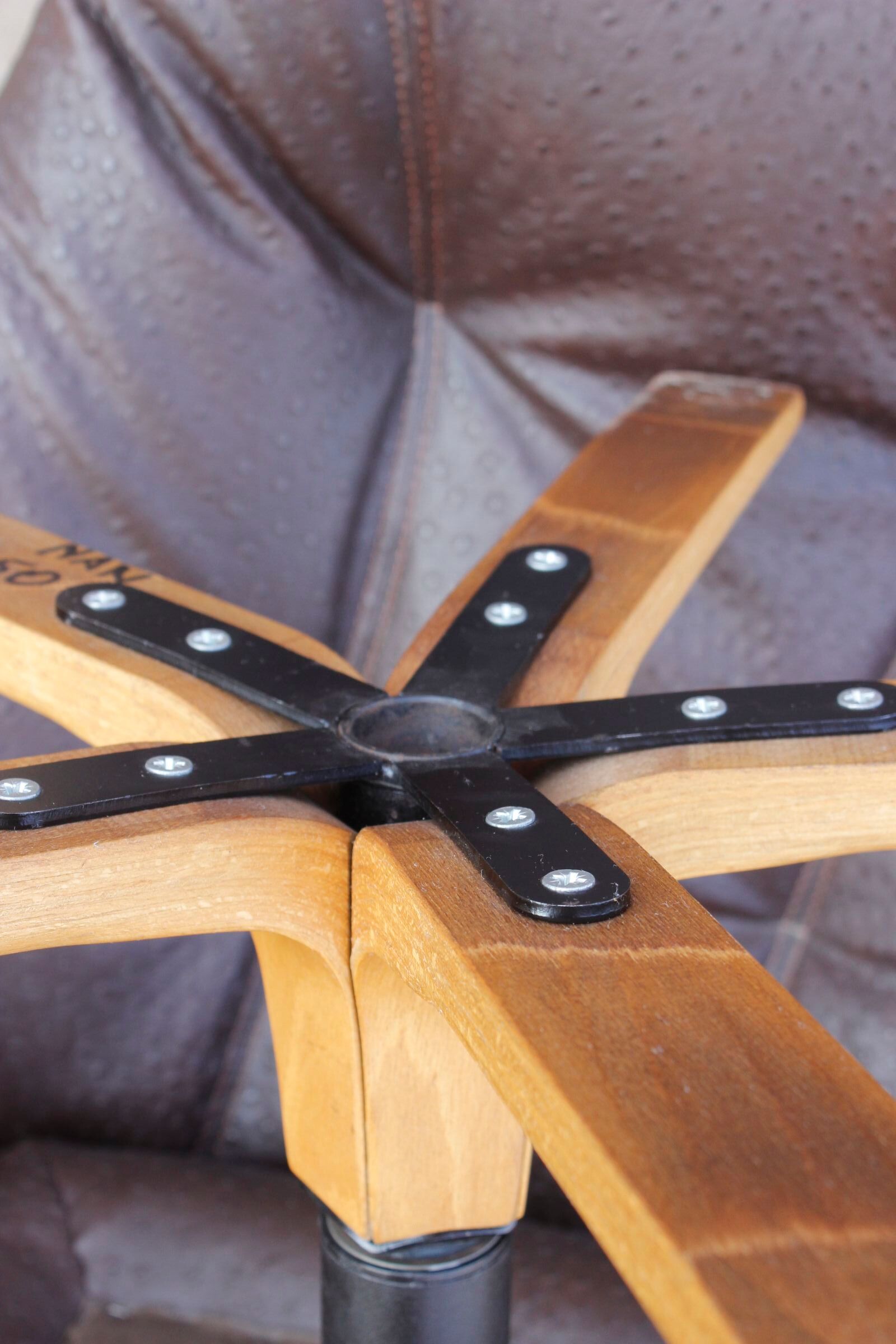 Relaxation armchair & Ottoman Scandinavian design Sweden 1960s