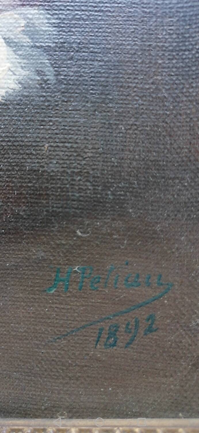 Painting. ancient. 19 eme