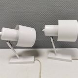 A set of wall lamps by Jo Hammerborg for Fog & Mørup Denmark. Model alfa, from 1969.
