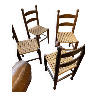 4 Dudouyt style chairs