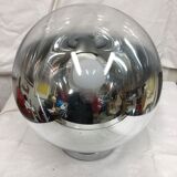Silver glass ball lamp 1970