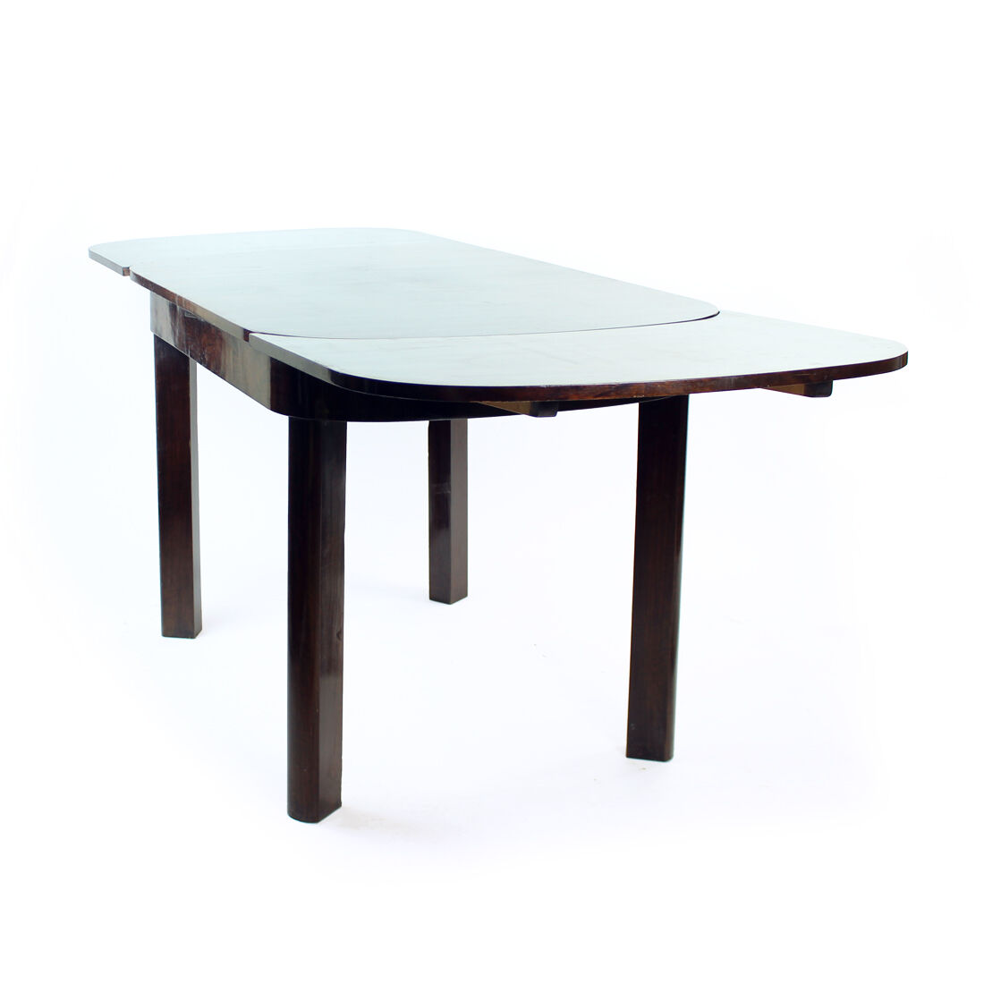 Art Deco Extendable Dining Table, Czechoslovakia 1940s