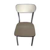 Chaise formica vert d' eau et entourage noir signé jpp