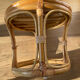 Tabouret en bambou années 50
