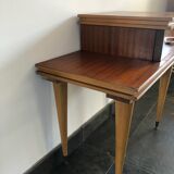 Vintage asymmetrical bedside table