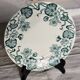 Antique ironstone dessert plate from Salins, Water Lily pattern