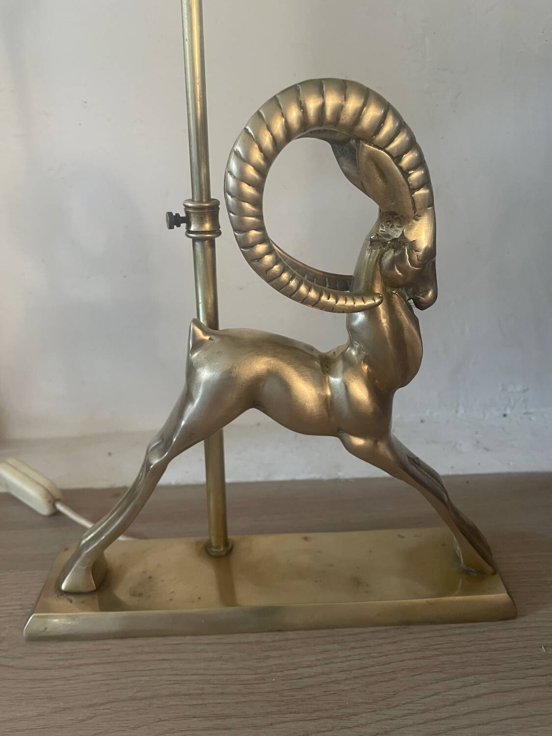 Art Deco Brass Lamp