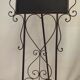 Wrought iron easel / menu holder