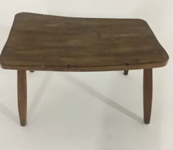 Table en chêne - forme libre