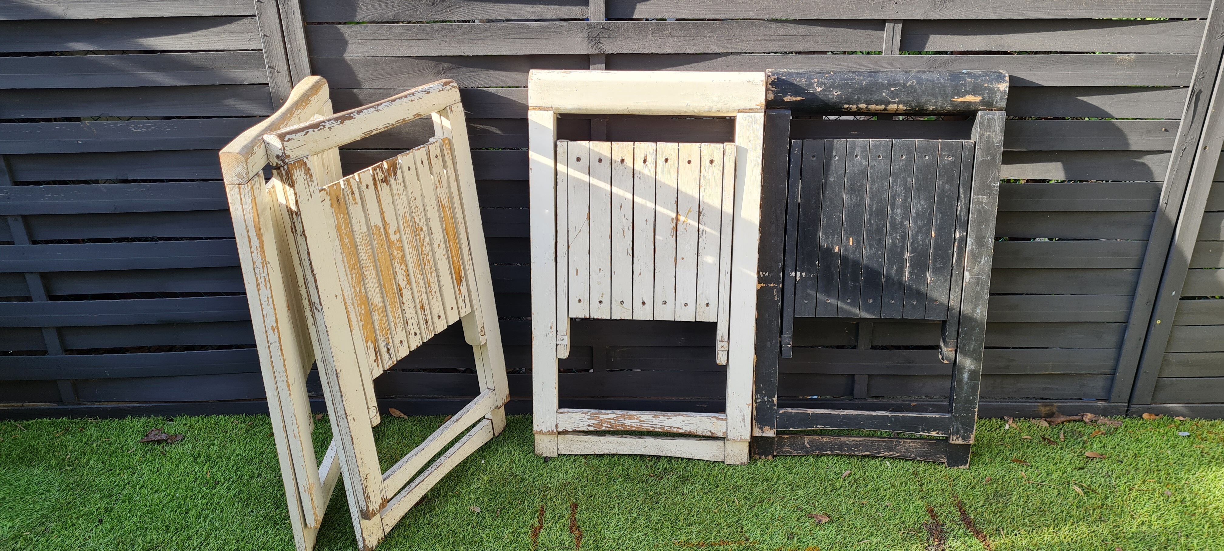 Chaises pliantes italiennes