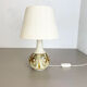 Ceramic studio pottery table light base by soholm  ceramic denmark 1970