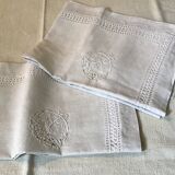 Pair of linen pillowcases