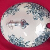 Longwy ceramic sauce boat spring model