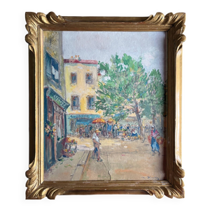 Tableau terrasse ensoleillée