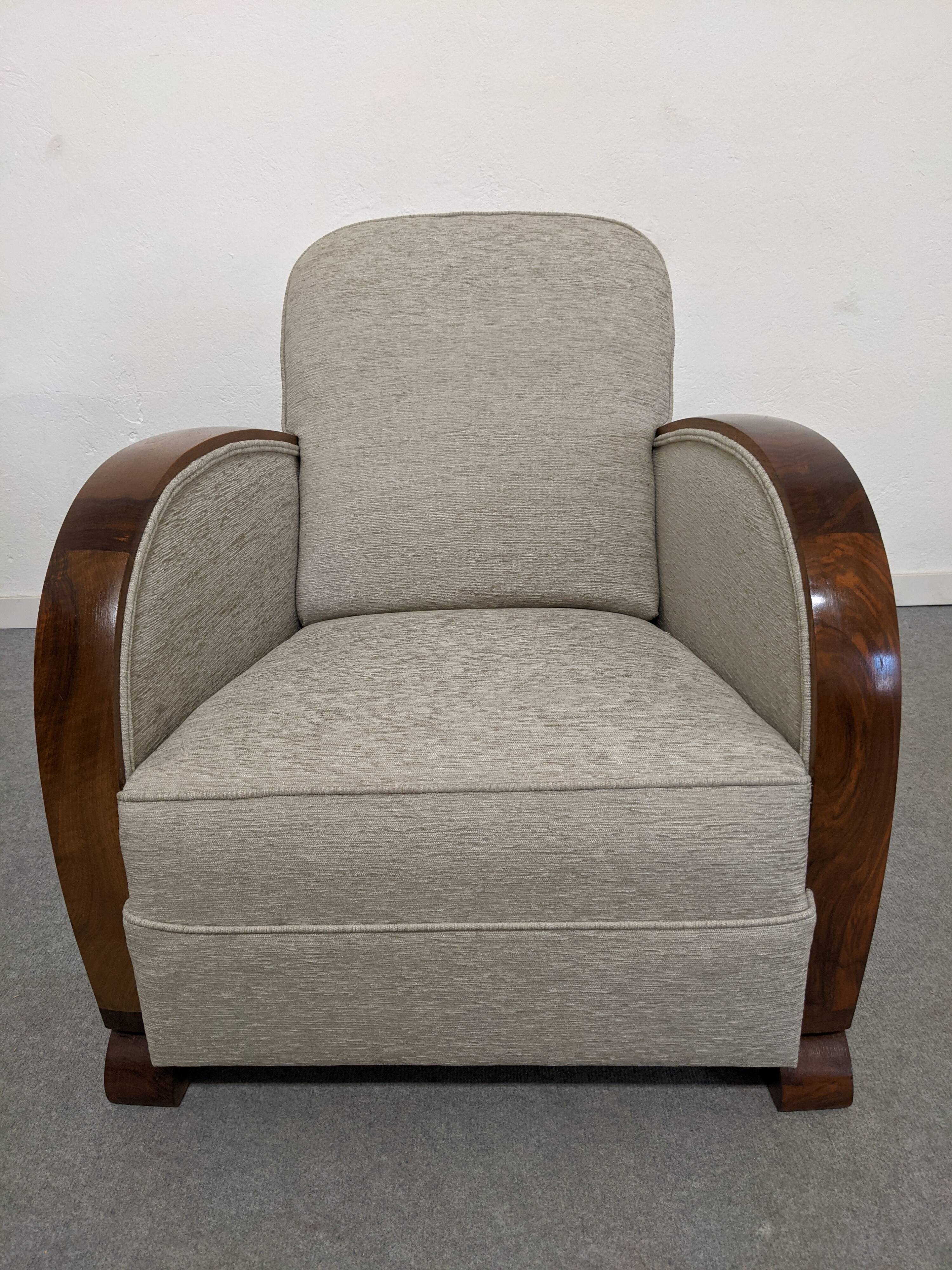 Art deco armchair from the 1920s