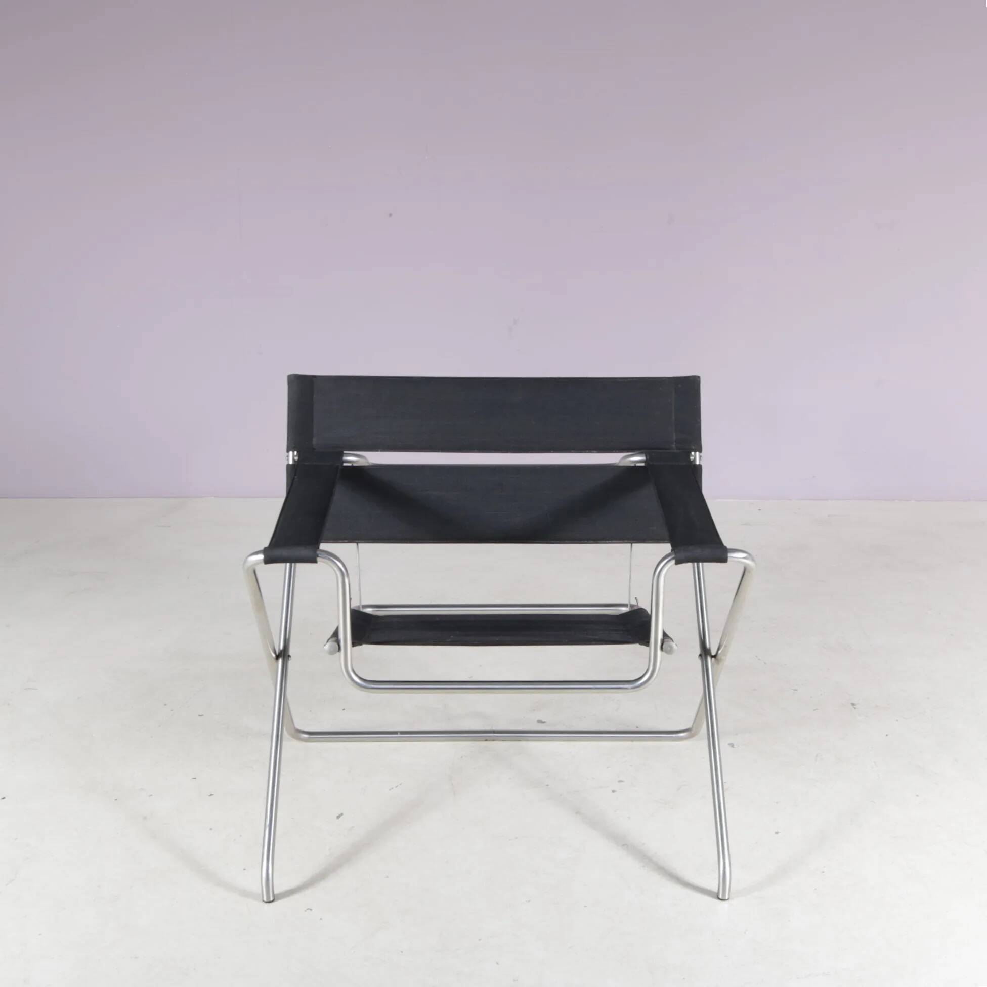 1980s “D4” folding chair by Marcel Breuer for Tecta, Germany