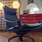 Siesta lounge leather 1970 ake fribytter by nelo mobler suede