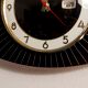 Asymmetrical wall clock 1960 Bayard formica