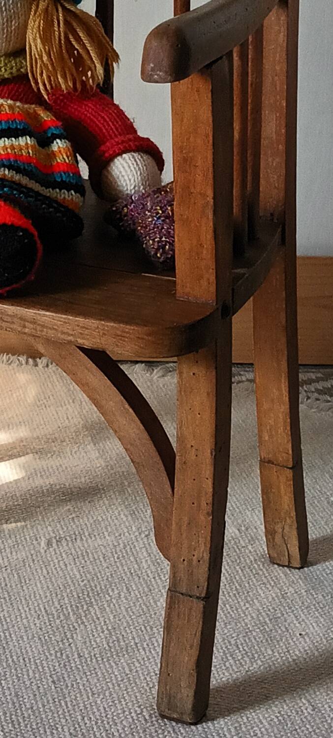 Vintage country children's armchair