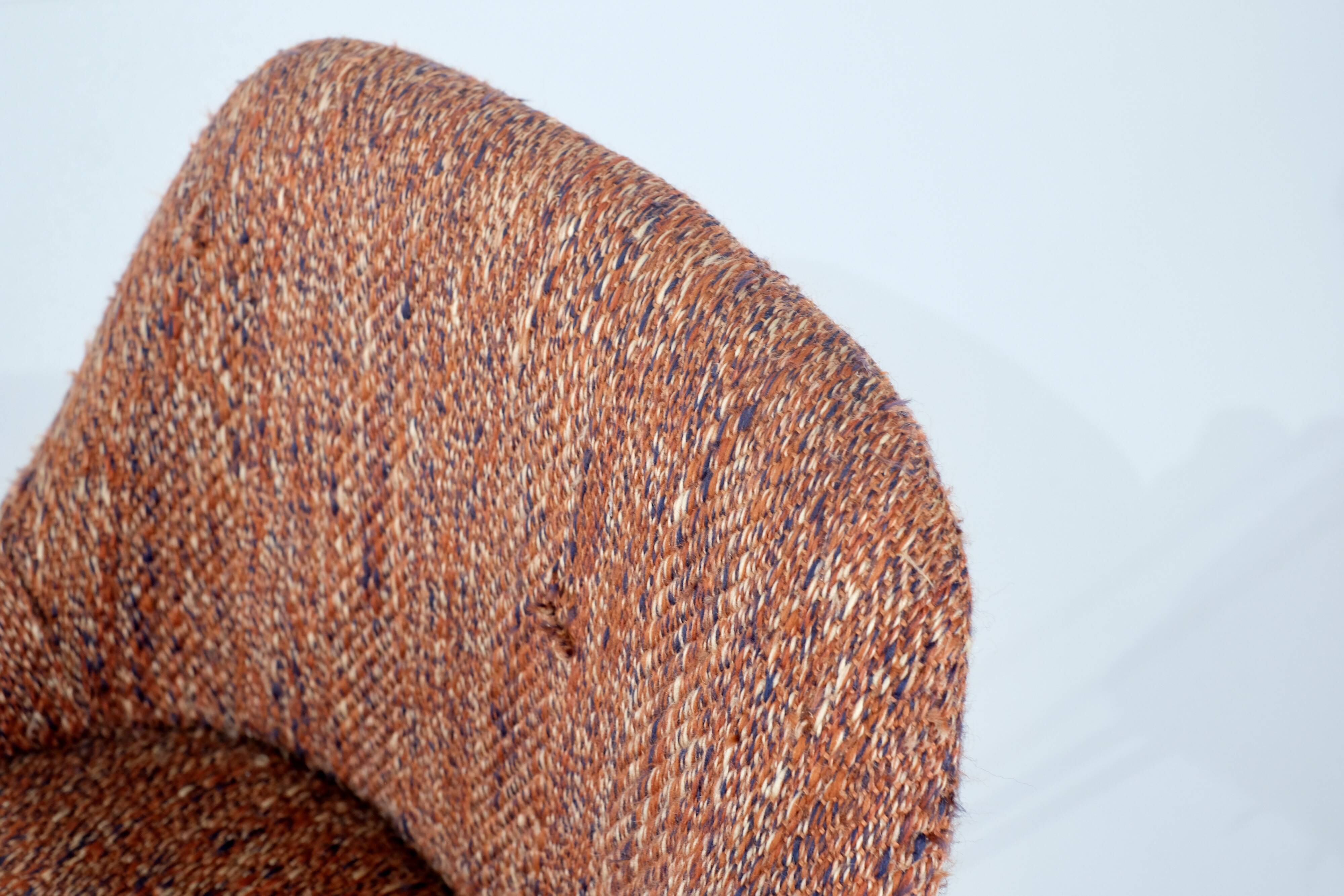 Tweed dining chair by Le Mobilier International, 1960s