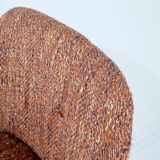 Tweed dining chair by Le Mobilier International, 1960s