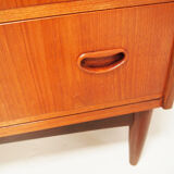 Scandinavian midcentury teak chest of drawers