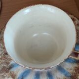 2 ceramic cups Quimper P Fouillen