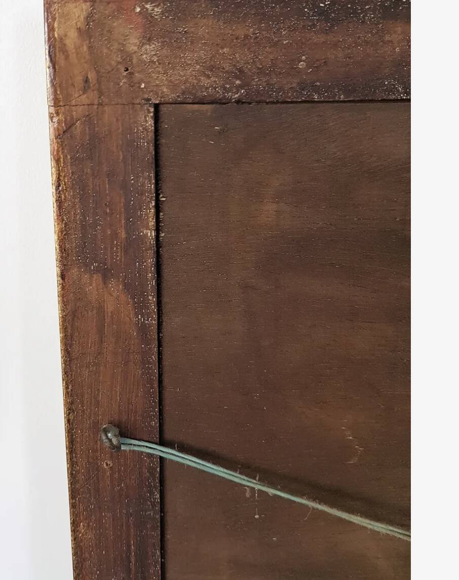 Antique mirror with a gilded wooden frame 81x59cm
