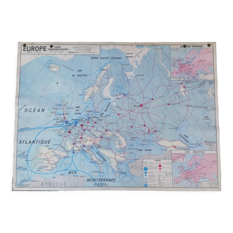 Old MDI map of Europe