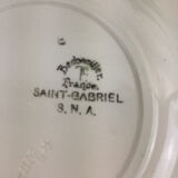 6 hollow plates made in france badonviller