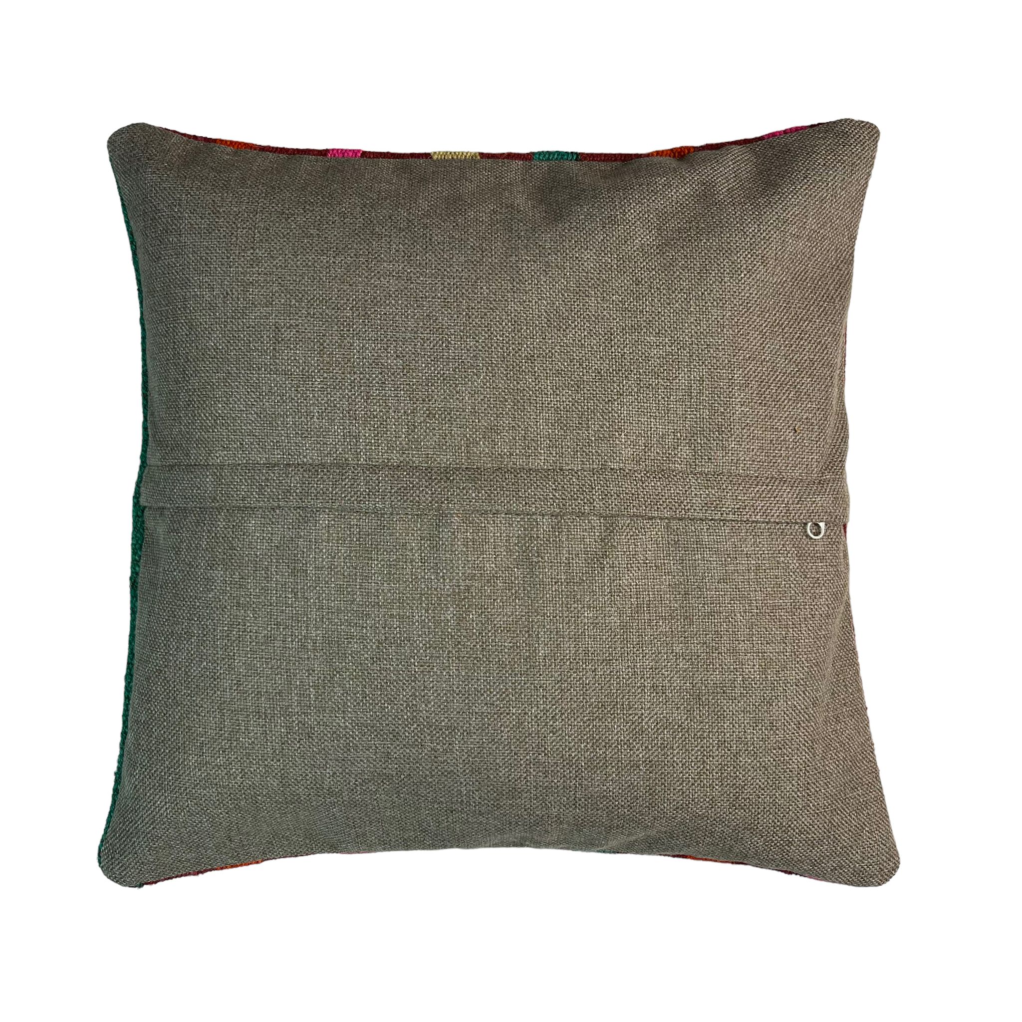 Vintage turkish kilim cushion cover 40x40cm