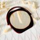 Vintage 70s tortoiseshell plastic mirror