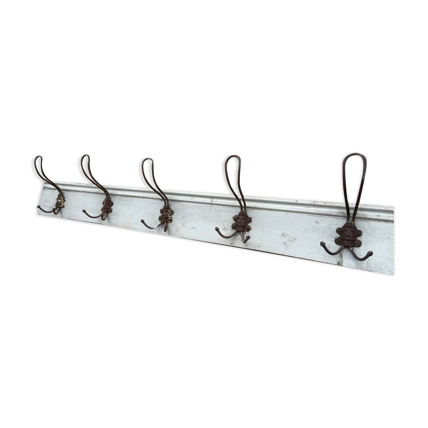 Rustic hook coat rack 1920s