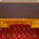Louis XVI desk in cherry wood and gilded bronzes