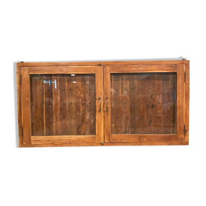 vitrine en teck
