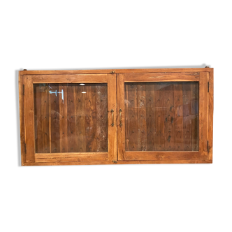 Teak display case