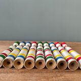 Old painted wooden bowling game