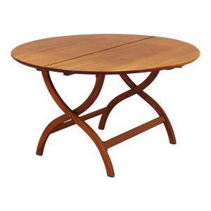 Table ronde en acajou, - design