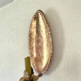 Reflector wall candle holder, brass