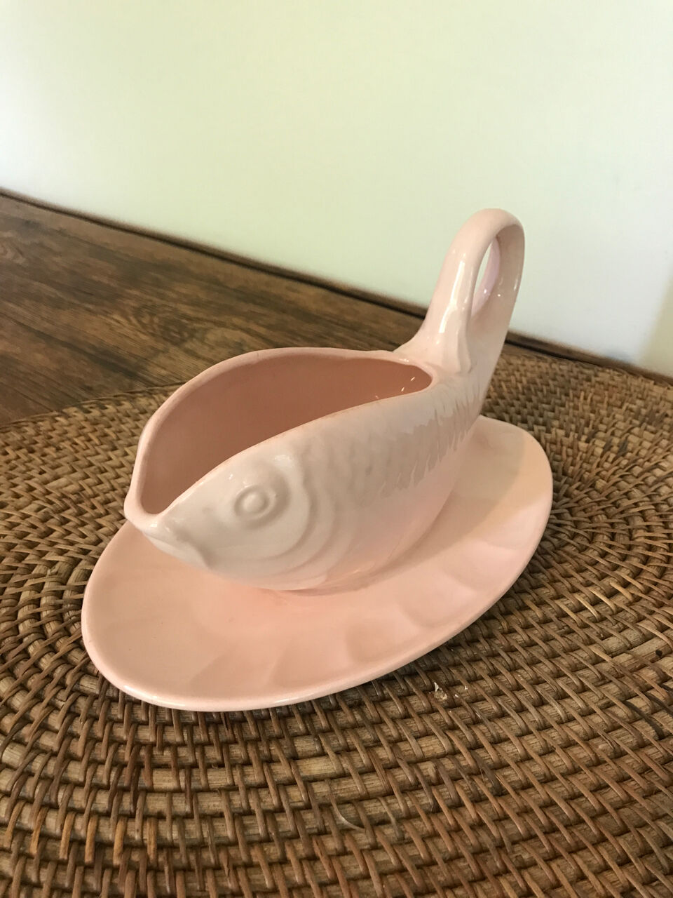 Boch vintage fish gravy boat