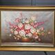 Huile sur toile signée Sanders – Bouquet de fleurs