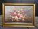 Oil on canvas signed Sanders – Bouquet of flowers
