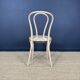 Set of 4 Thonet type bistro chairs light curved wood & Skaï GO IN Germany