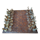 Jeu d'échec africain art tribal