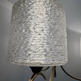 60s brass and perspex chandelier