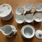 Service à café/thé 26 pièces en porcelaine de Sologne