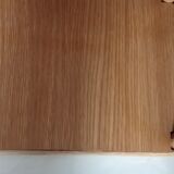 Pair of vintage bamboo shelves