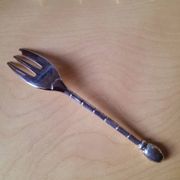 Silver-plated dessert forks